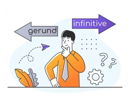 Gerund and infinitive in English. Rules and features of use